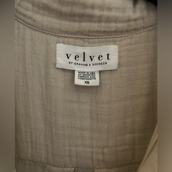 Velvet by Graham and Spencer Off-white Gauze Jumpsuit - Picture 4 of 4